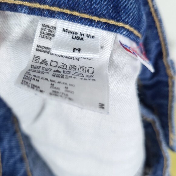 American Apparel Denim Button Front Skirt - Picture 4 of 7